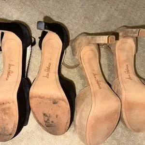 pairs Sam Edelman Jerin Suede Platform Sandals Heels